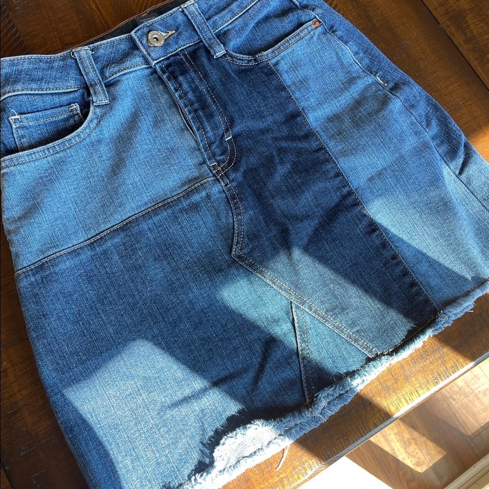 Arizona two toned denim skirt